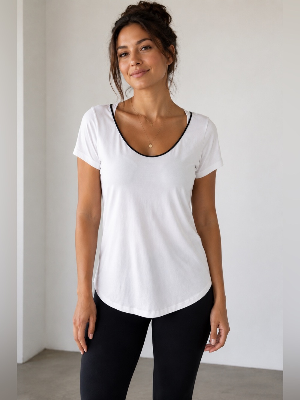 LOLË open back t-shirt size small